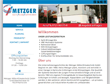 Tablet Screenshot of klimasysteme.de